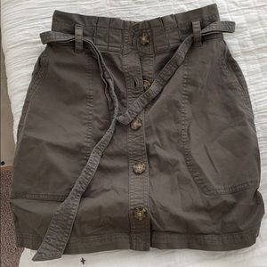 Abercrombie and Fitch army green skirt